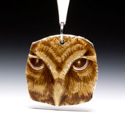 Owl Enamel Relic